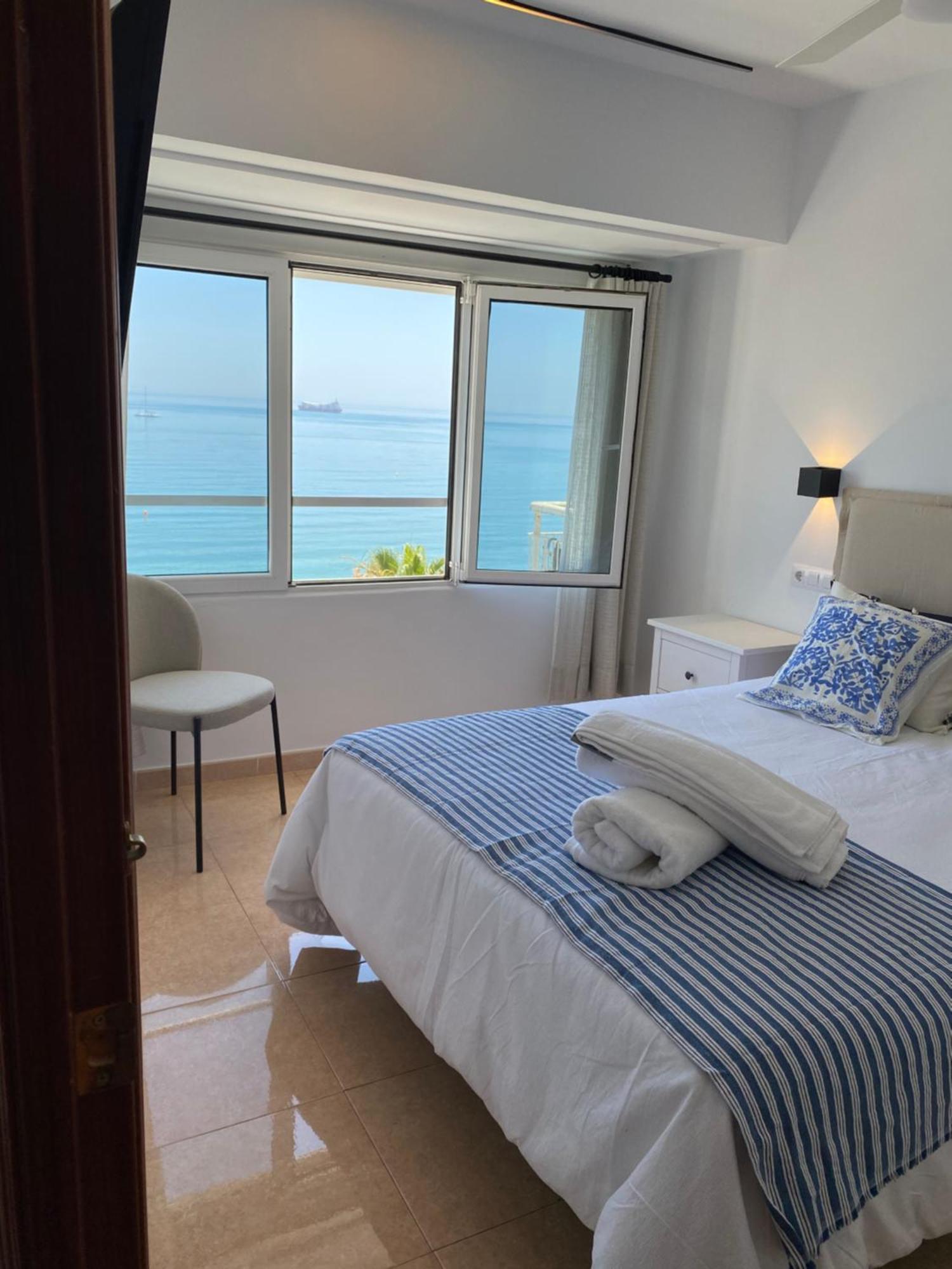 Apartamento Con Terraza Vista Al Mar Malagueta 马拉加 外观 照片